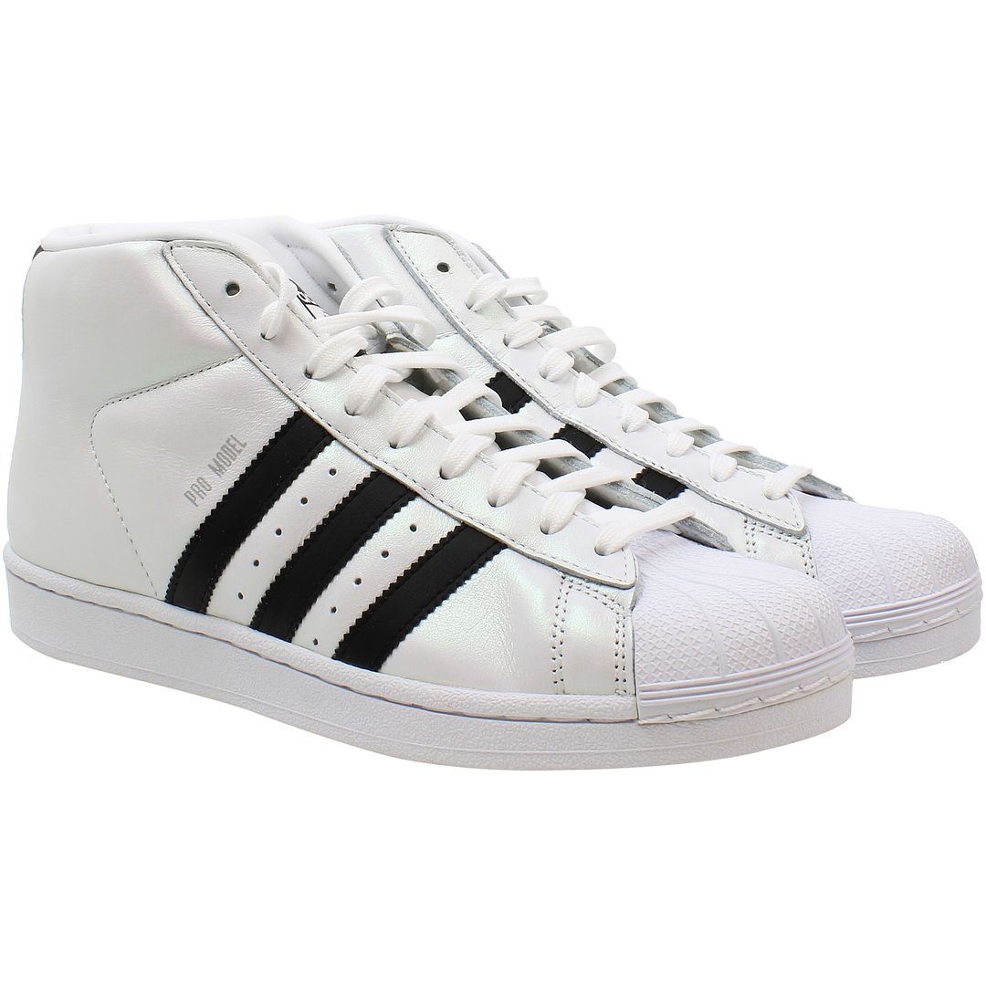 Adidas Pro Model Mid Mens White Trainers