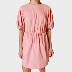 Sweaty Betty Loren Poplin Womens Pink Mini Dress