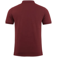 Lyle & Scott Tonal Eagle Mens Burgundy Polo Shirt
