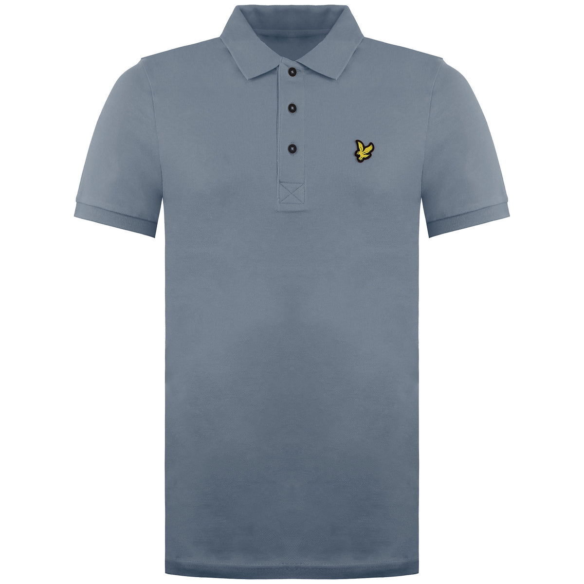 Lyle & Scott Plain Mens Blue Polo Shirt