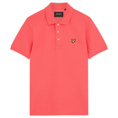 Lyle & Scott Plain Mens Pink Polo Shirt