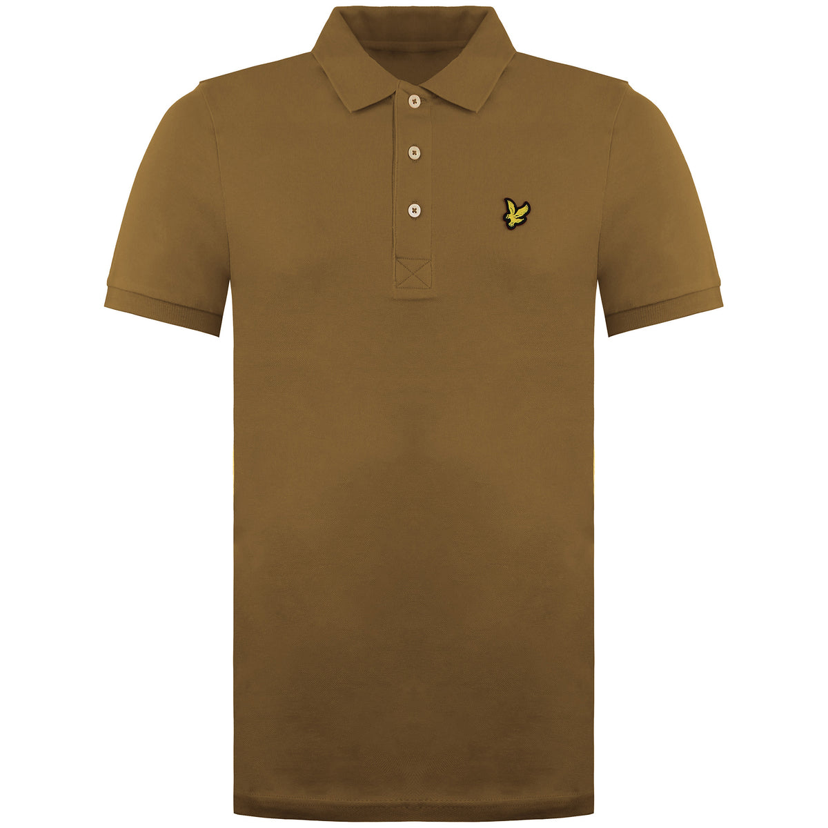 Lyle & Scott Plain Mens Gold Polo Shirt