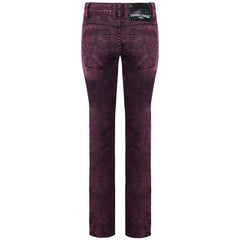 Criminal Damage Skinny Fit Womens Acid Wash Jeans