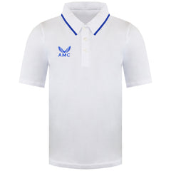 Castore Media Kids White Tennis Polo Shirt