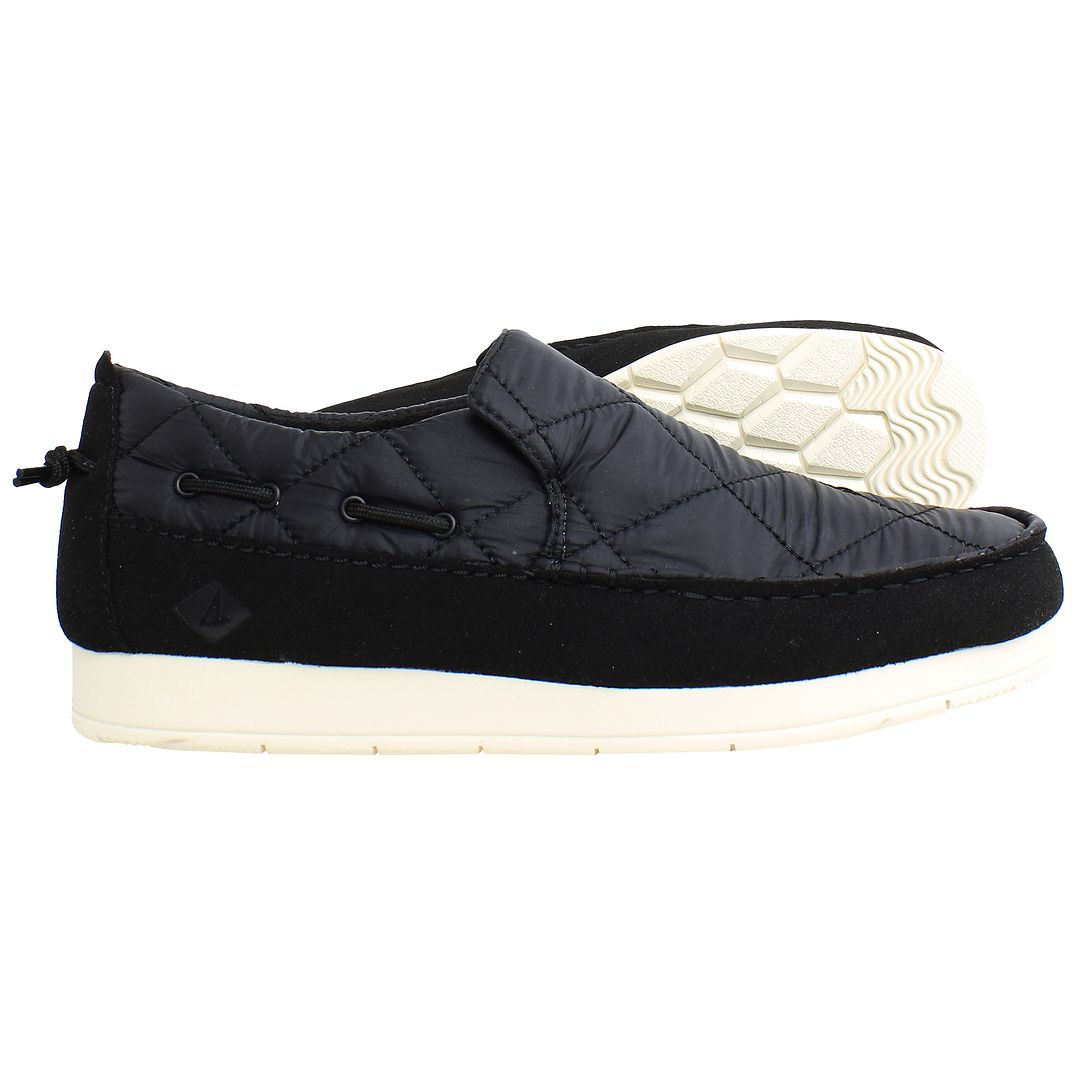 Sperry Moc-Sider Nylon Mens Black Shoes