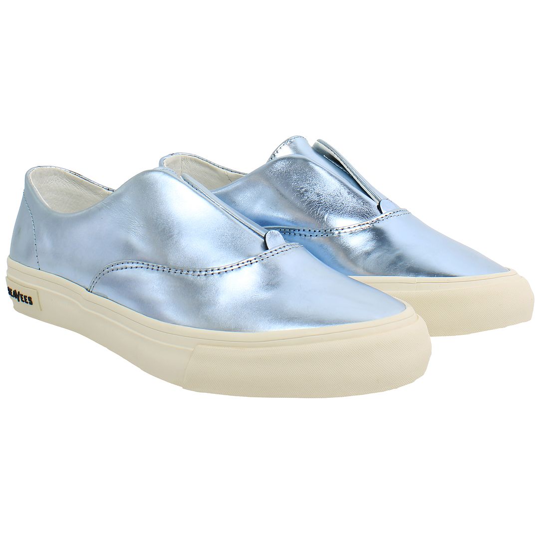 Seavees Sunset Strip Womens Blue Shoes