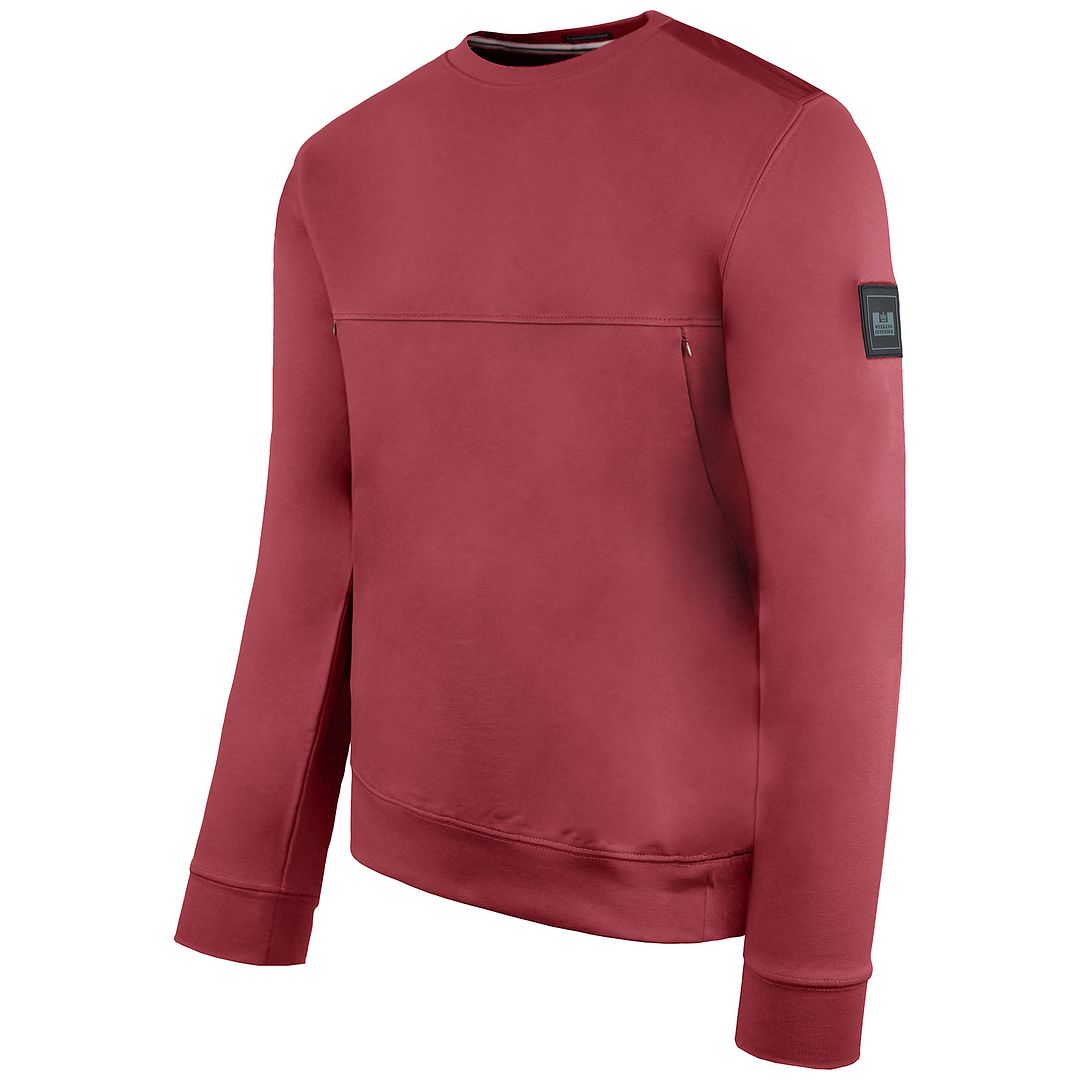 Weekend Offender Asmara Mens Oxblood Sweater