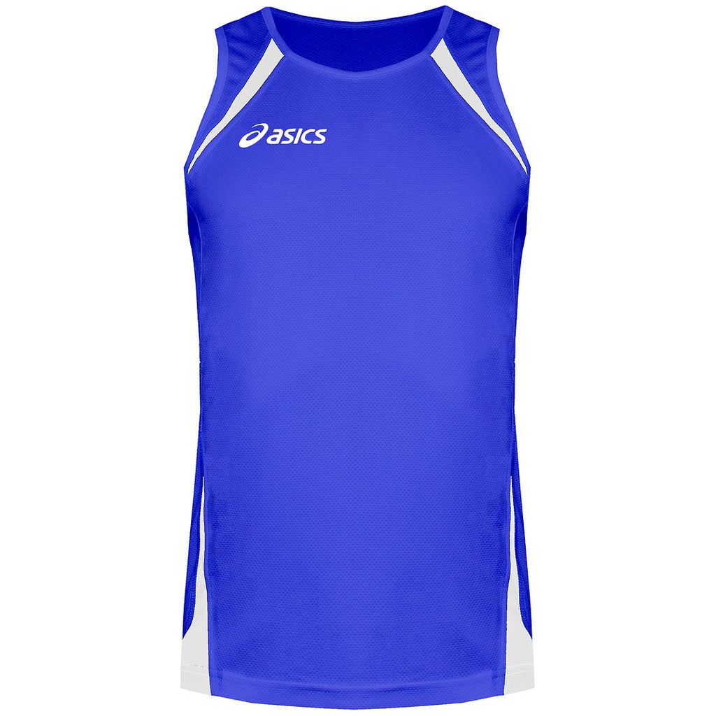 Asics Canotta Mens Blue/White Vest