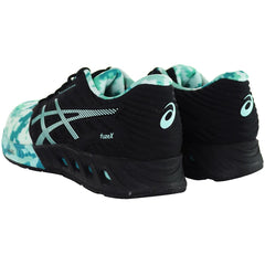 Asics FuzeX Womens Black/Green Trainers