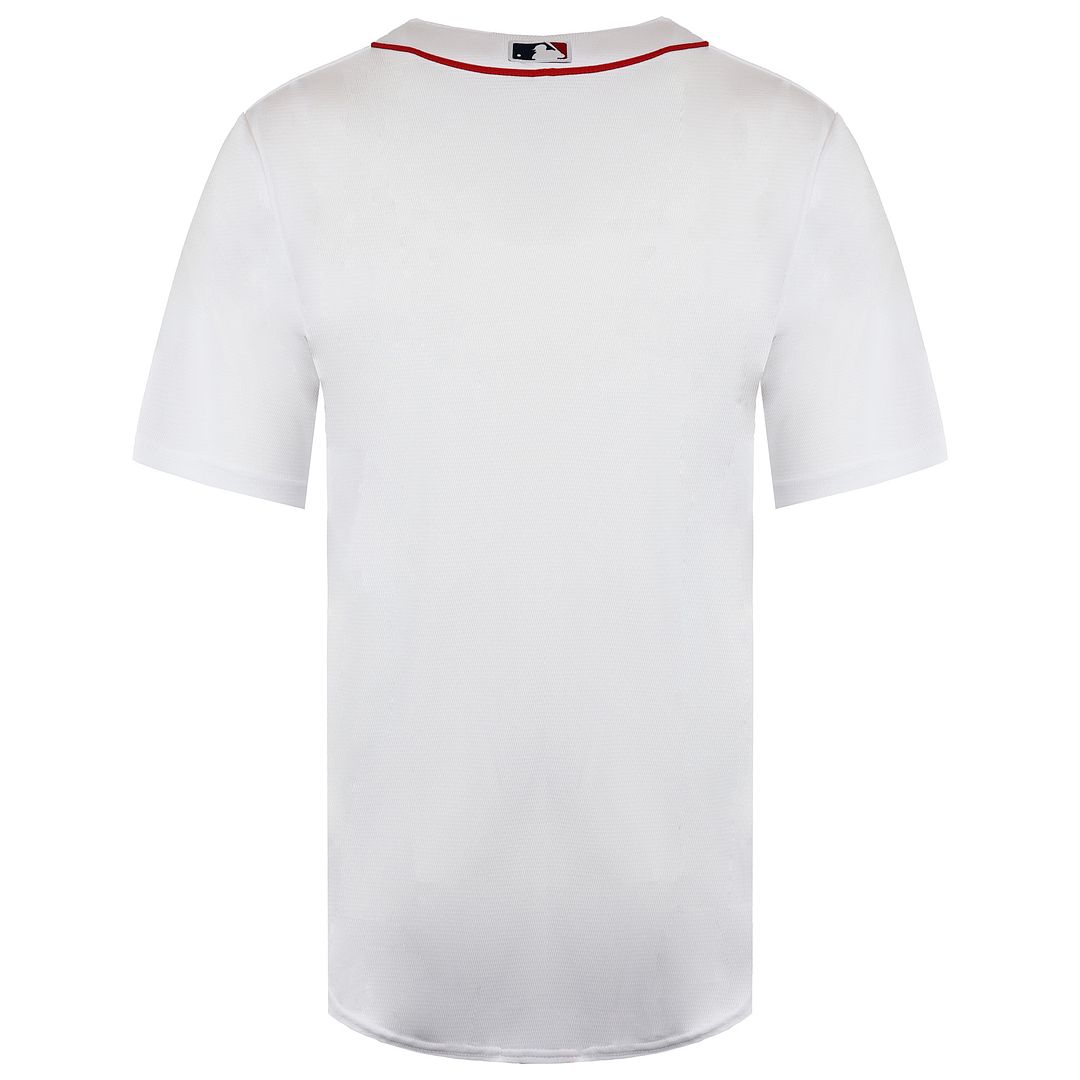 Nike MLB Boston Red Sox Official Replica Mens White Home Jersey