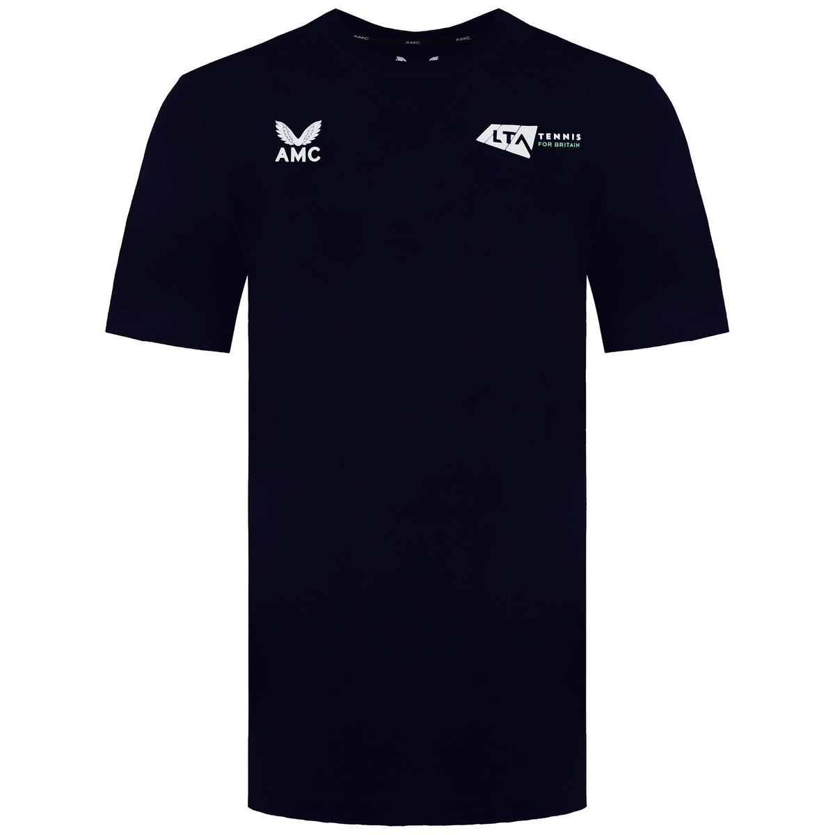 Castore LTA Logo Mens Navy Tennis Top