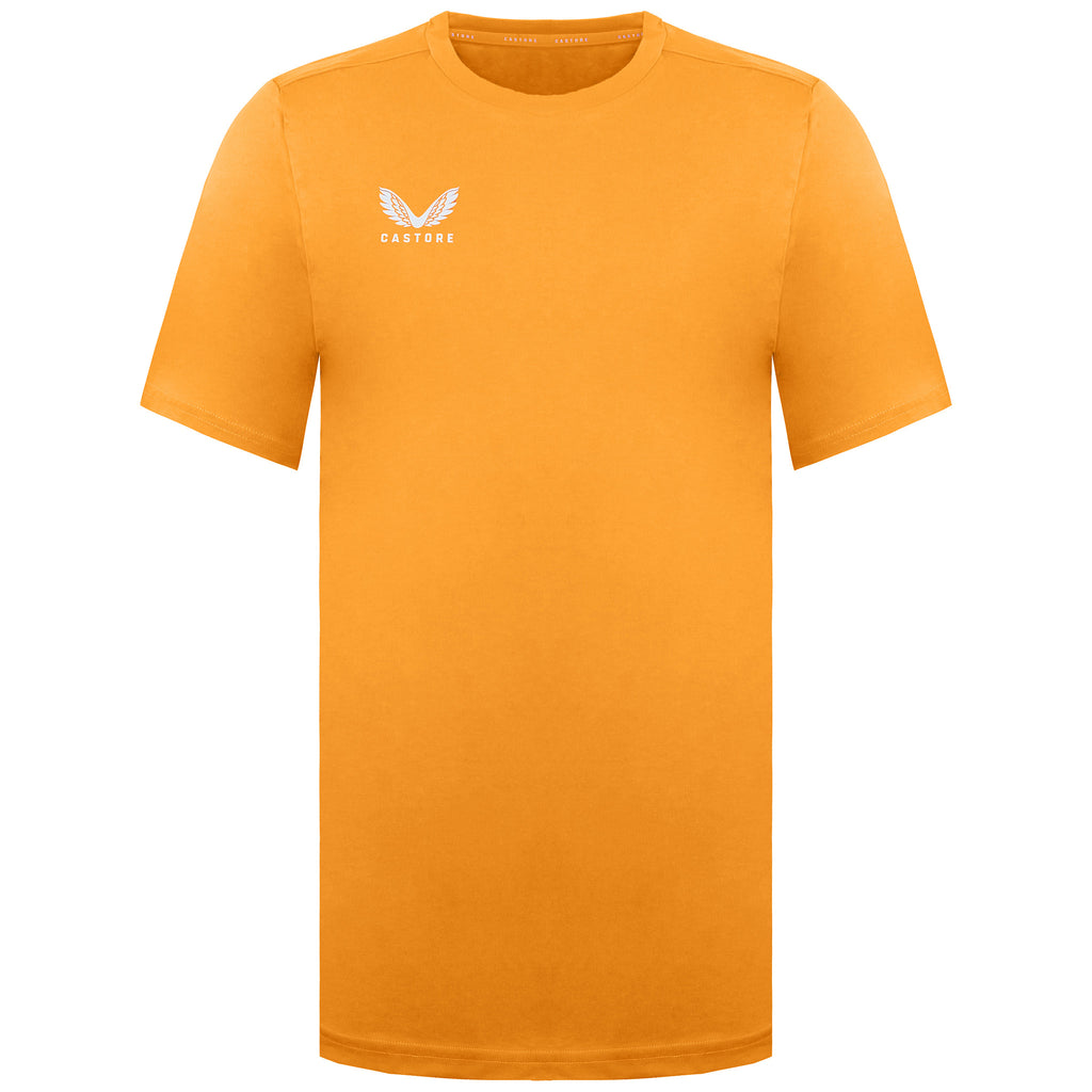 Castore Cotton Leisure Mens Orange T-Shirt