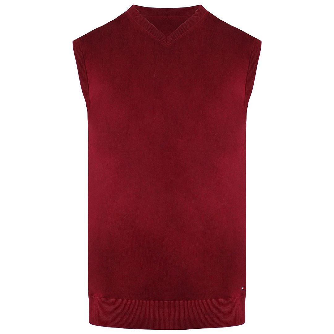 Tommy Hilfiger Golf Preston Mens Dark Red Vest