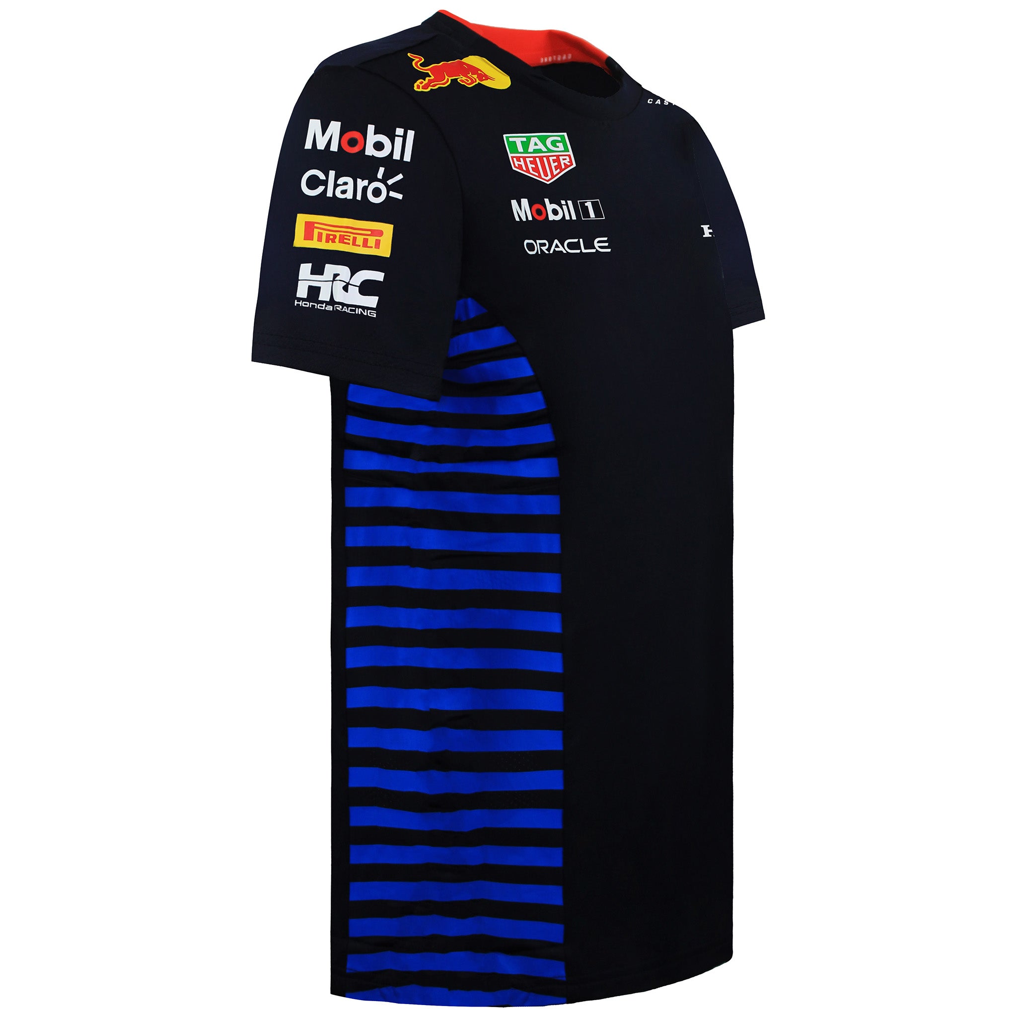 Red Bull Racing Official Teamline Set Up Mens Navy T-Shirt