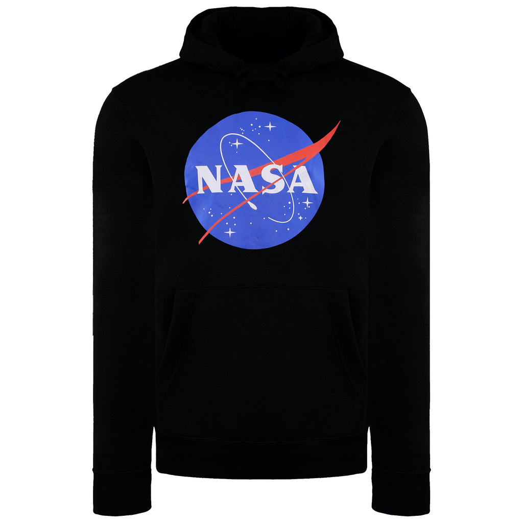 NASA Circle Logo Mens Black Hoodie