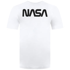 NASA Circle Logo Mens White T-Shirt