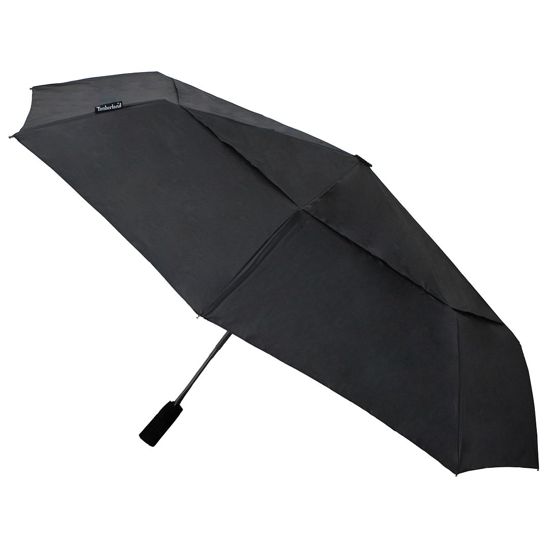 Timberland Logo Black Umbrella