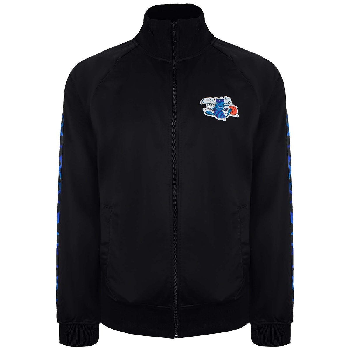 Mitchell & Ness Charlotte Hornets Taped Mens Track Jacket