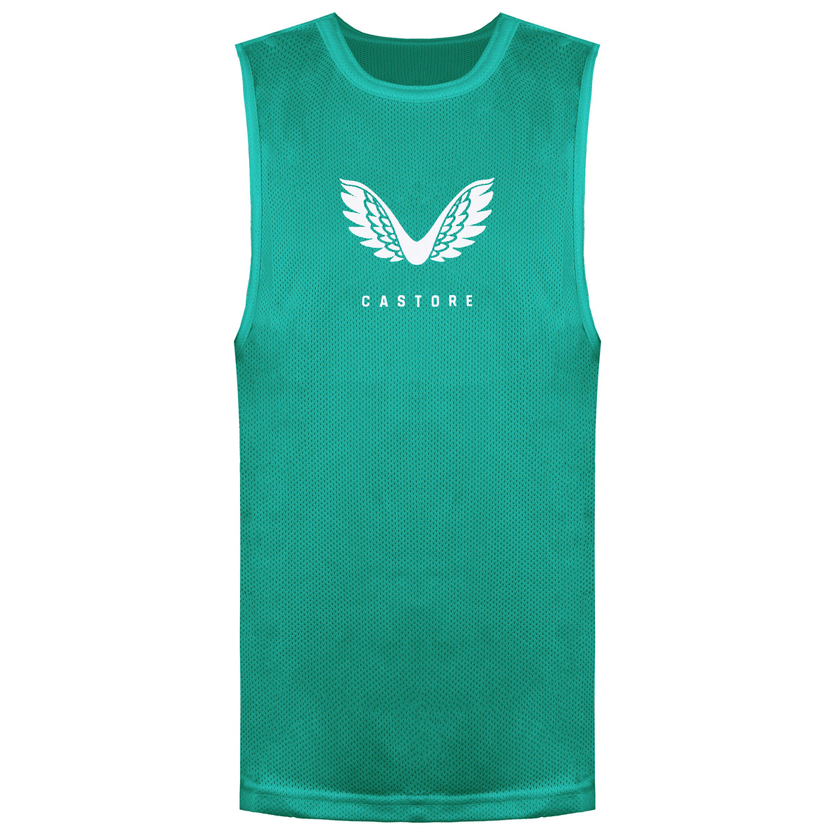 Castore Logo Kids Green Training Vest