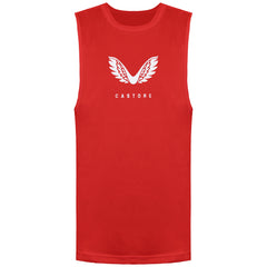 Castore Logo Kids Red Training Vest