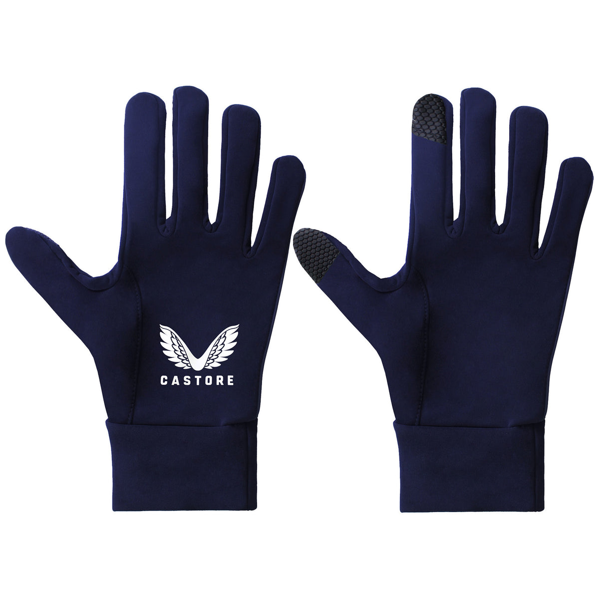 Castore Logo Mens Navy Performance Gloves