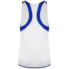 Mizuno Singlet Mens White/Blue Tank Top