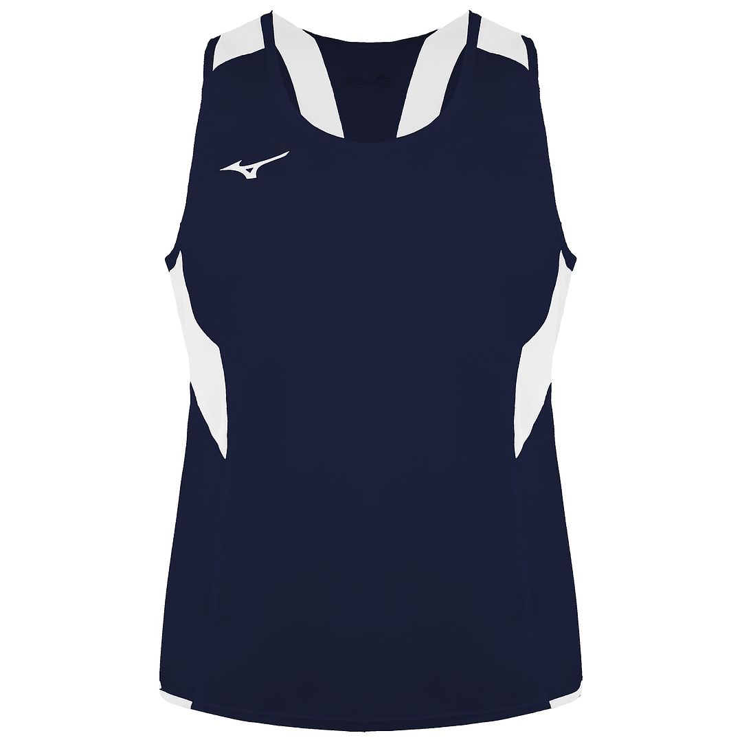 Mizuno Team Authentic Kids Navy/White Singlet Vest