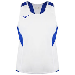 Mizuno Team Authentic Kids White/Blue Singlet Vest