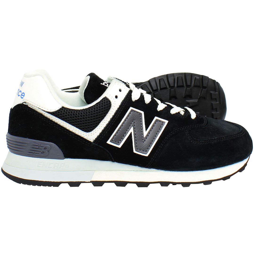 New Balance 574 Classic Mens Black Trainers