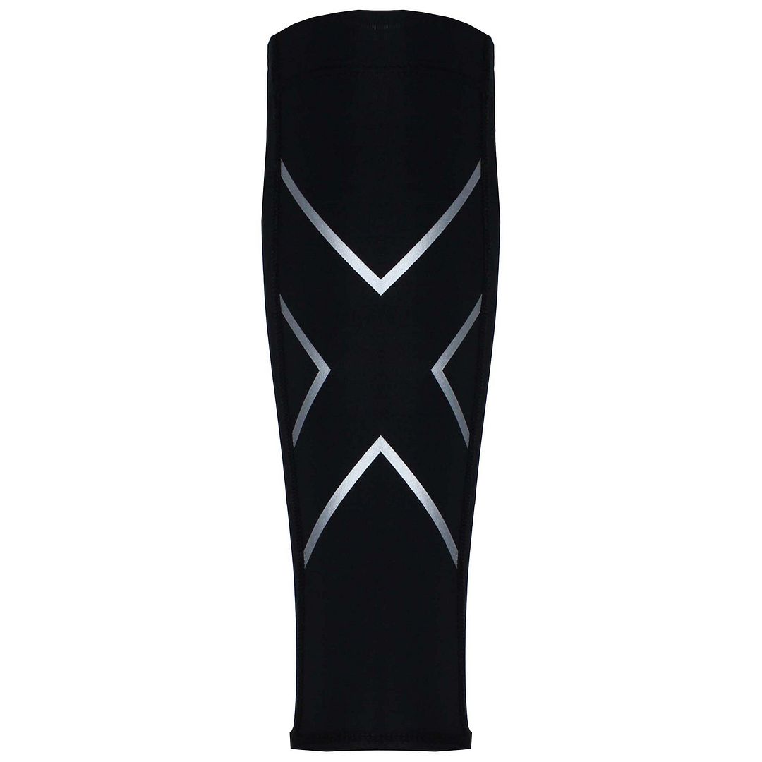 2XU Compression Unisex Black/White Flexible Calf Guards