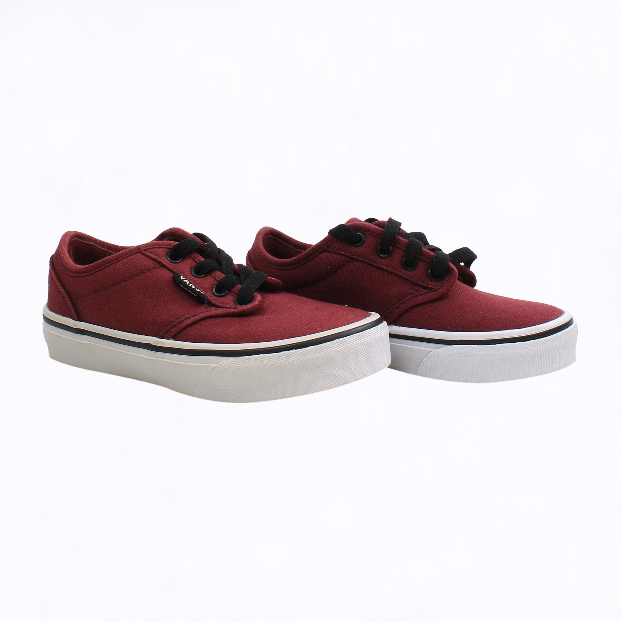 Vans Atwood Kids Burgundy Plimsolls NO BOX