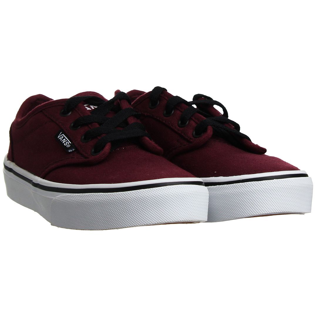 Vans Atwood Kids Burgundy Plimsolls