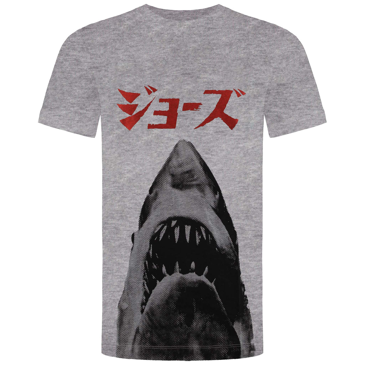 Jaws Japan Mens Grey T-Shirt