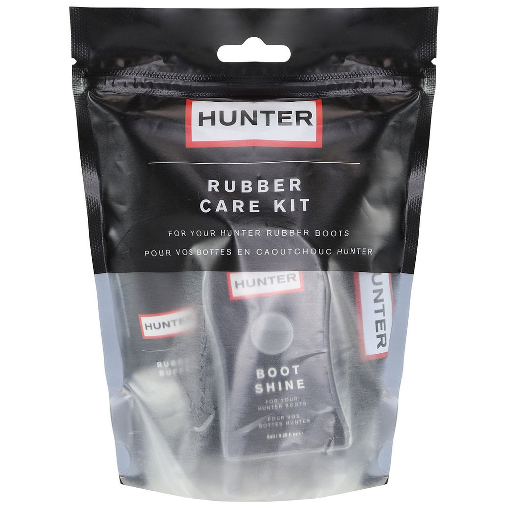 Hunter Cotton Cloth Boot Shine 6ML Rubber Buffer 100ML Care Kit