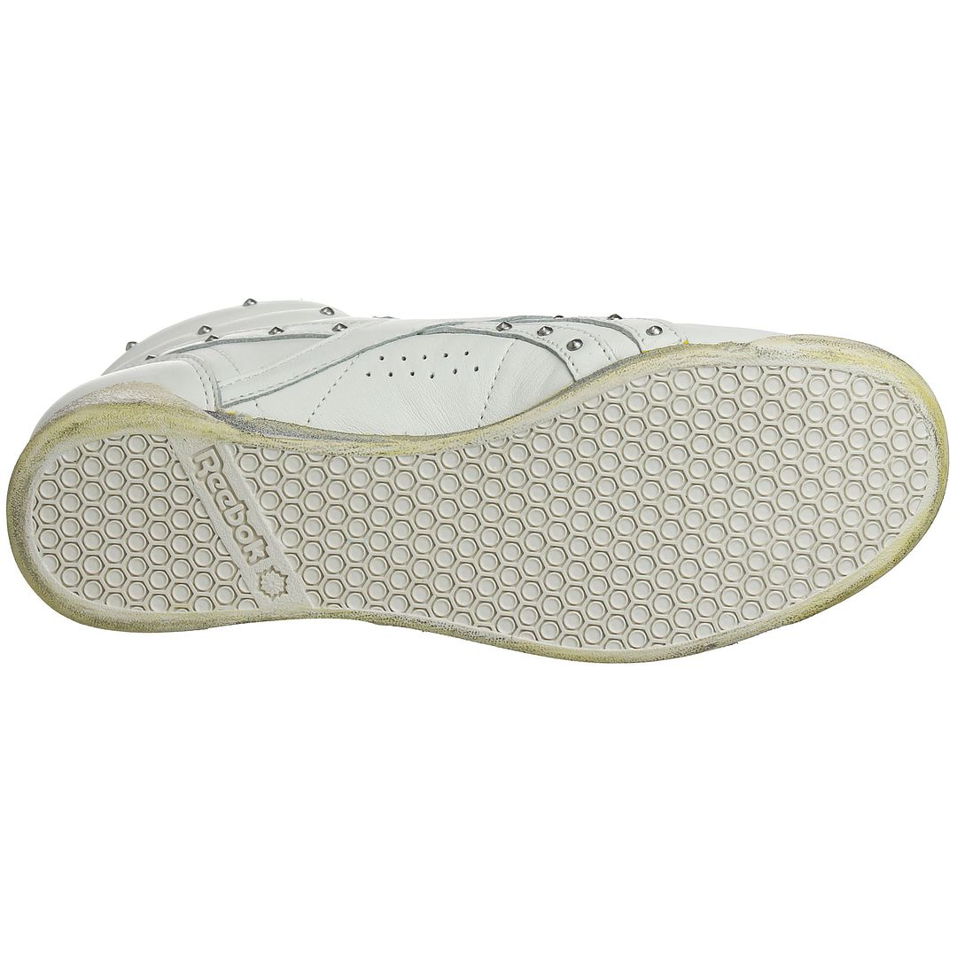 Reebok Freestyle Hi Vintage Womens White Trainers