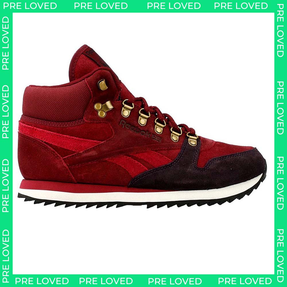 Reebok Classic Mid Red Womens Shoes NO BOX