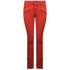 Vans Off The Wall Low Waist Womens Red Jeans