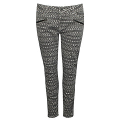 Vans Printed Motto Womens Black Skinny Trousers