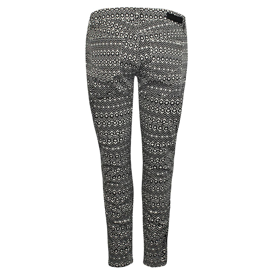 Vans Printed Motto Womens Black Skinny Trousers