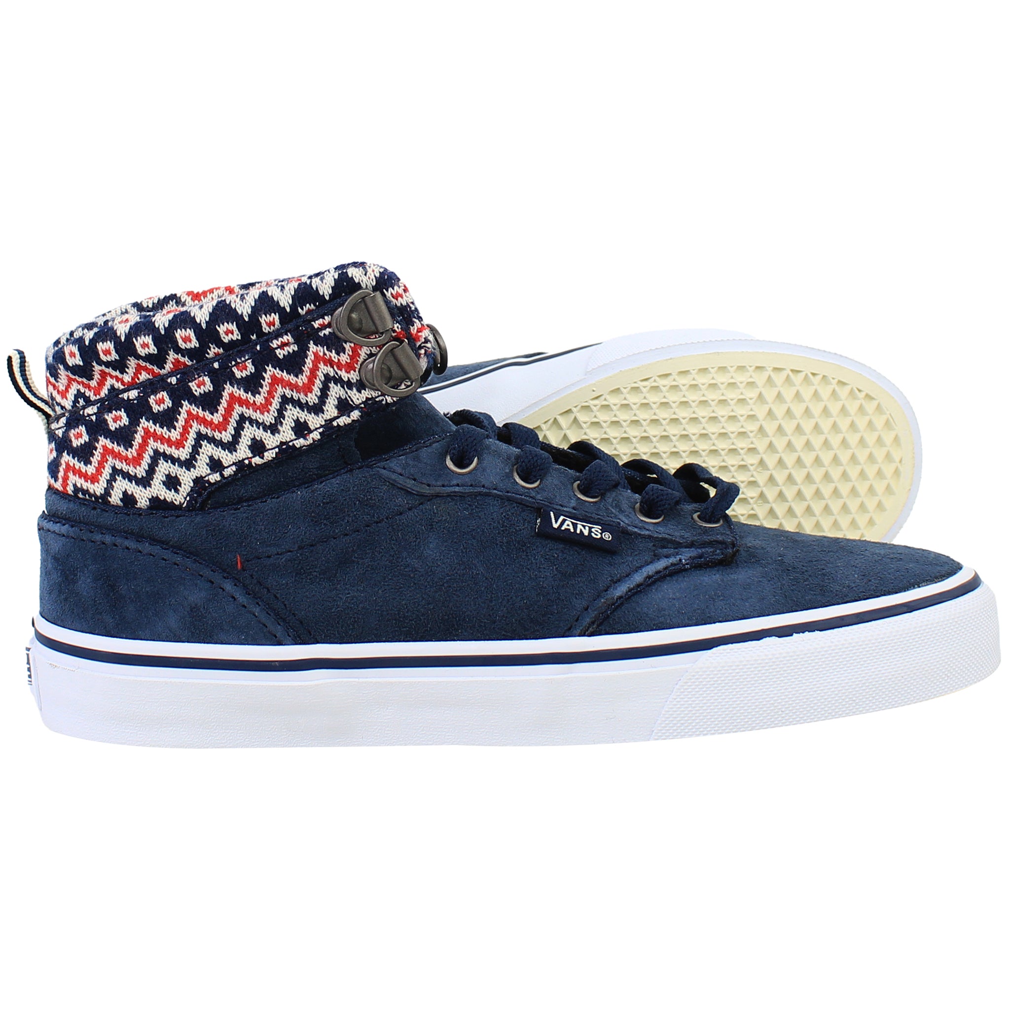 Vans Off The Wall Atwood Hi Top Womens Blue Plimsolls