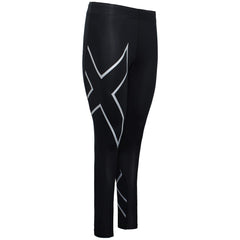 2XU Core Compression Womens Black/Silver Tights