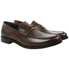 John White Wallace Mens Brown Shoes