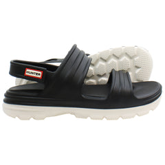 Hunter Bloom Womens Black Sandals