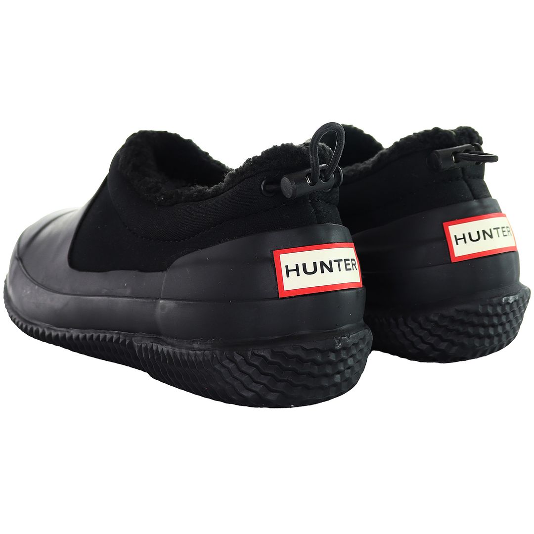 Hunter Insulated Shearling Womens Black Shoes