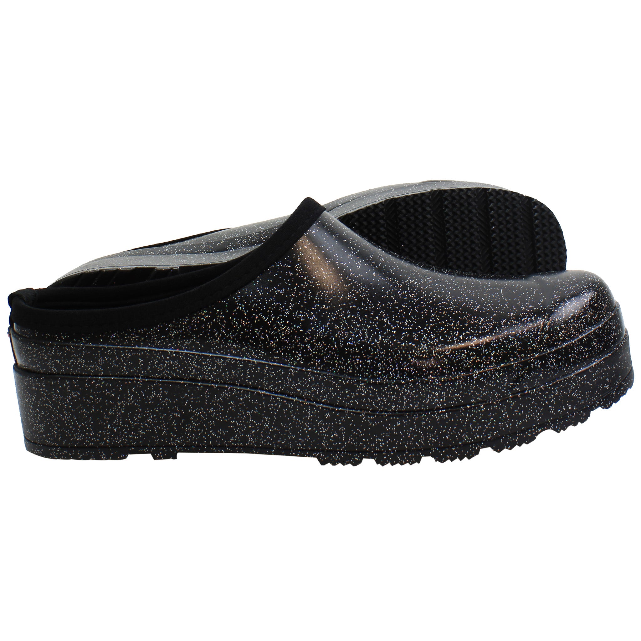 Hunter Play Starcloud Womens Black Clogs