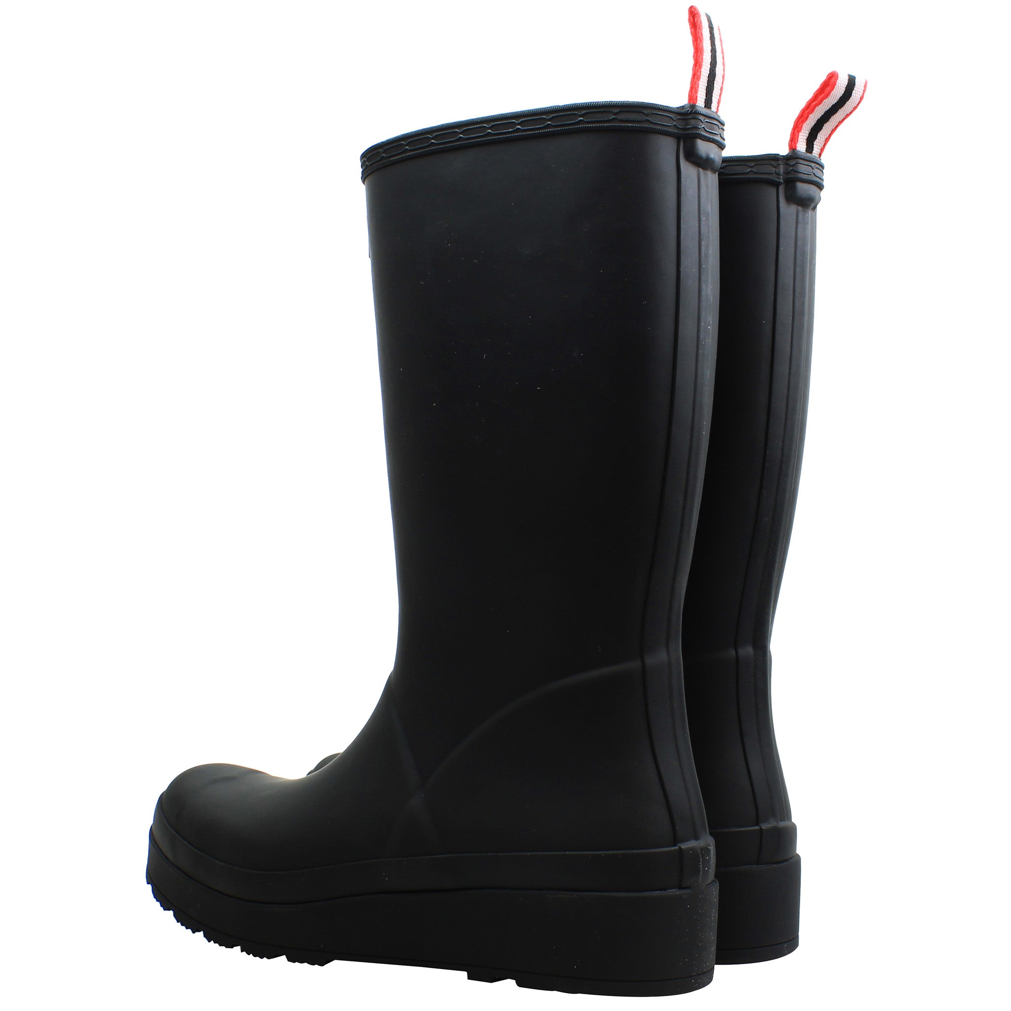 Hunter Play Tall Womens Black Rain Boots