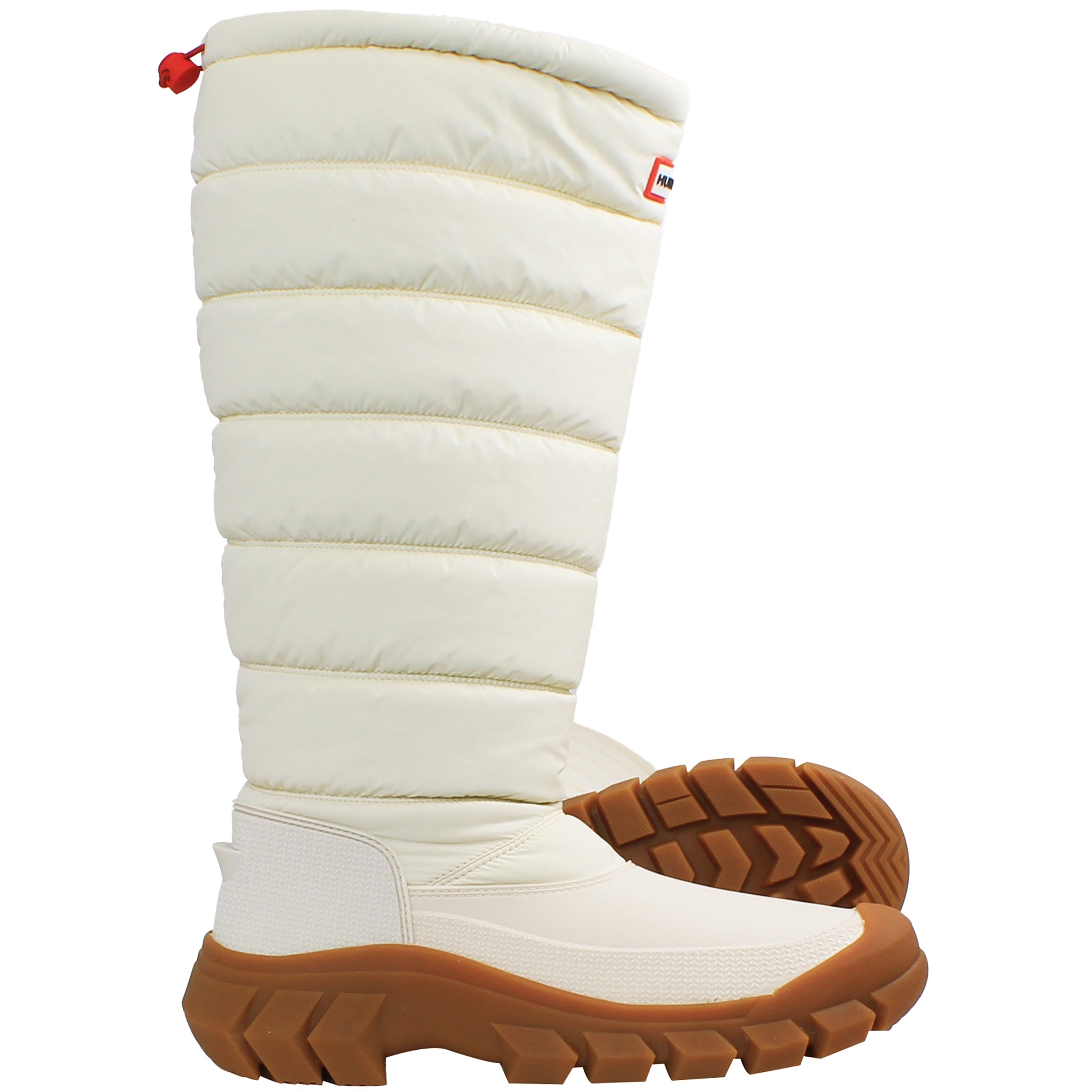 Hunter Interpid Tall Womens White Snow Boots