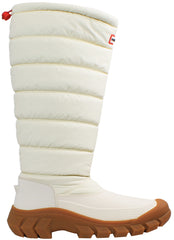 Hunter Interpid Tall Womens White Snow Boots