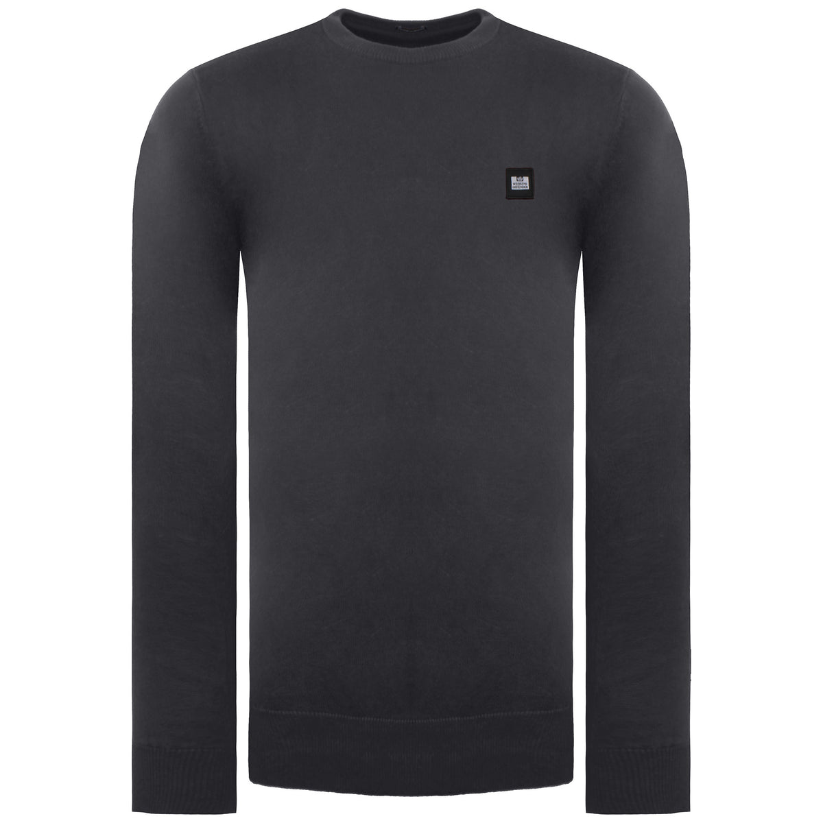 Weekend Offender Silver Mens Dark Charcoal Sweater