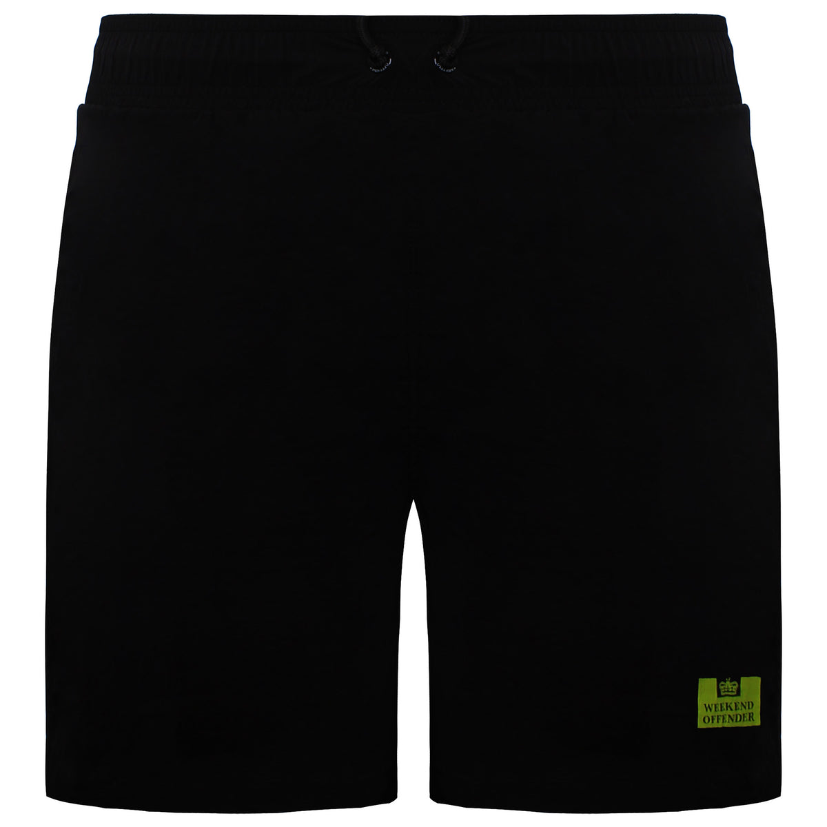 Weekend Offender Barios Mens Black Shorts